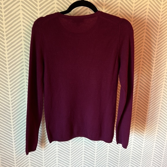 Charter Club Luxury Cashmere Purple Crew Neck Sweater 🍇 - Picture 5 of 6